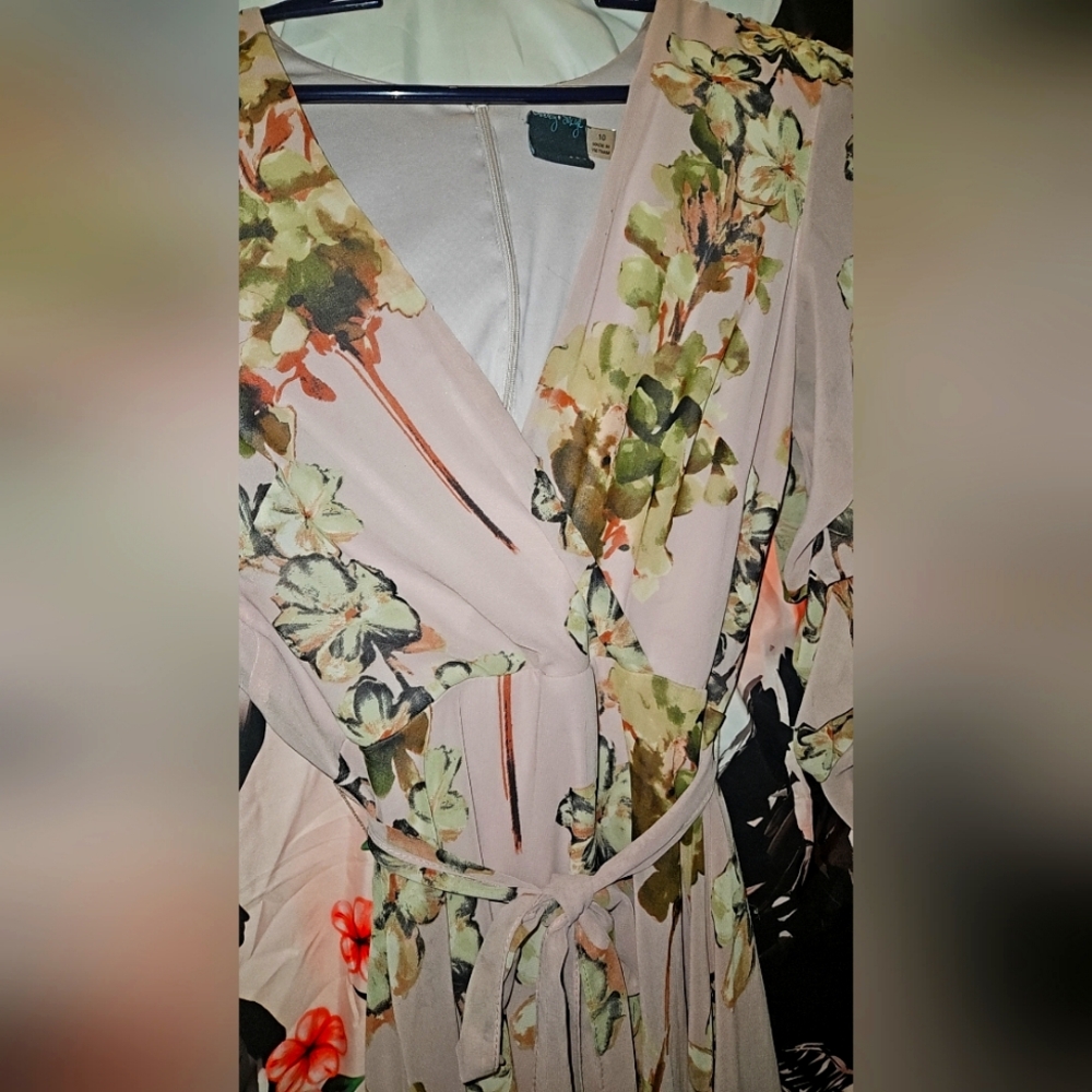 Pink Floral Dress